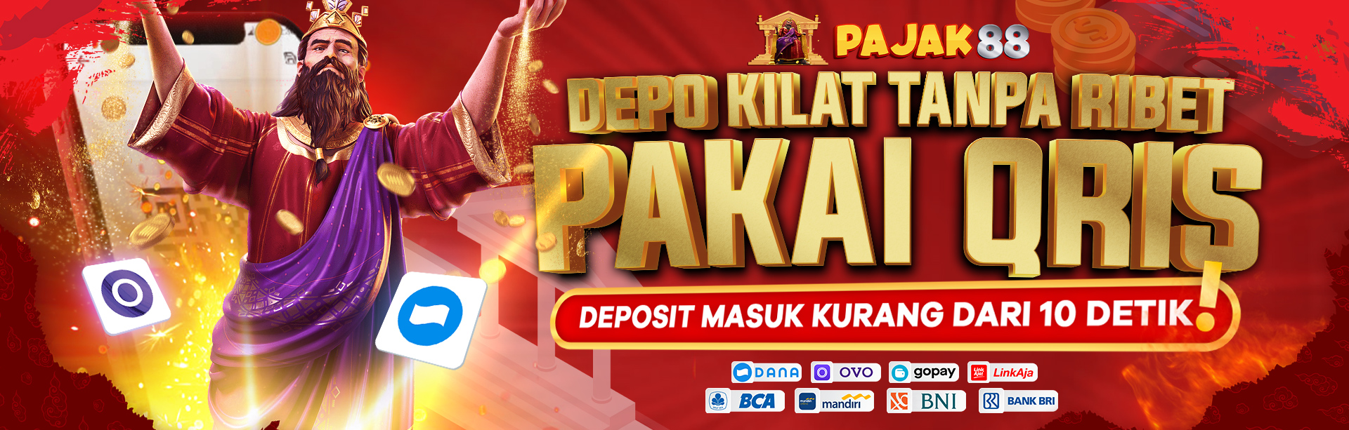 PAJAK88 : Deposit termudah pakai qris saldo langsung masuk secepat kilat